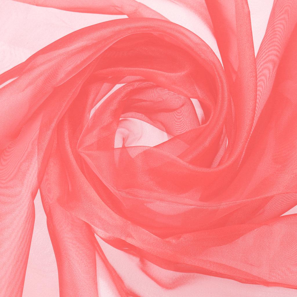 Organza Tulle Roll Fabric 60" Bridal Solid Sheer Organza Crystal Organza Sheer Silky Fabric for DIY Craft Table Home Decoration