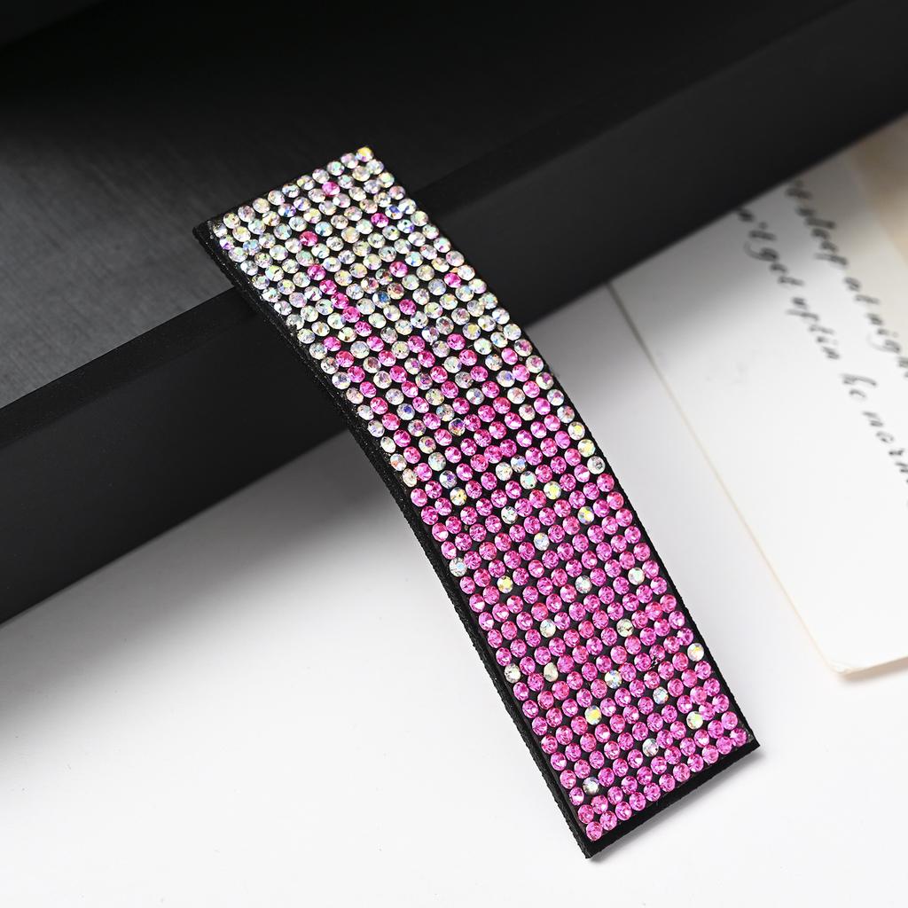 Beautiful Shiny Rhinestone Hairpins Creative Rectangular Hair Clips Woman's Hair Accessories