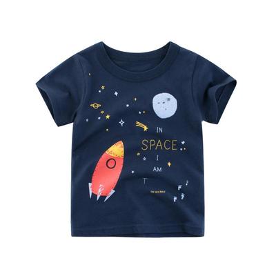 27kids Sommer 2025 Kurzarm-T-Shirt - Baby-Sweatshirt im koreanischen Stil