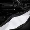 Nappa Leather Slim Stylish Steering Wheel Cover For BMW Steering Wheel Cover Interior Conversion (Black)