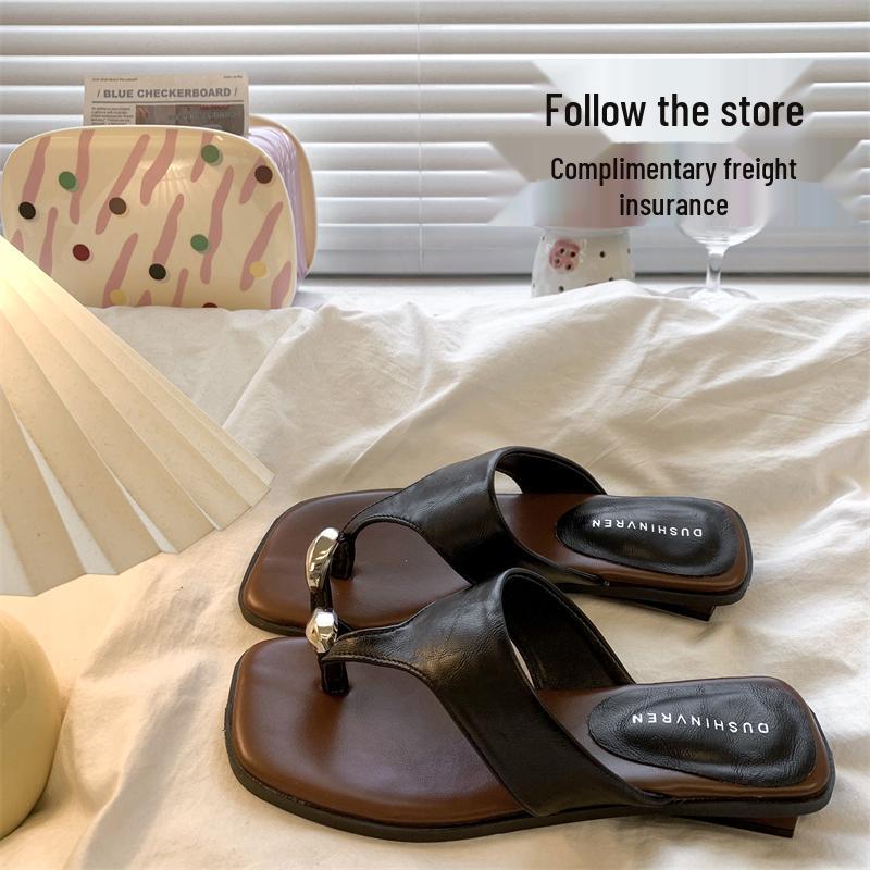 2025 Retro Women's Platform Toe-Loop Sandals – Trendy Summer Flip-Flops