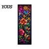 Retro Style Bookmark Stained Glass Flower Bookmark, Floral Acrylic Suncatcher Plant Book Page Marker, Gifts for Bookish, Women Lightweight