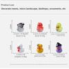 Creative Halloween Decoration Resin Craft Garden Accessories Mini Duck Accessories Aquarium Decoration Courtyard Terrarium
