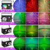 RGB DJ Disco Party Lights with Voice-Controlled and XNE45 Laser Projector Light Perfect for Family Parties,Wedding, Birthday,Music Performance Light