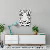 Art 420mm X Wall Wooden Stylish Interior Black and White Panel, Painting, Decoration, Igsticker, 297mm, A3, Photo, Hanging, Frame, Decor, 023885,