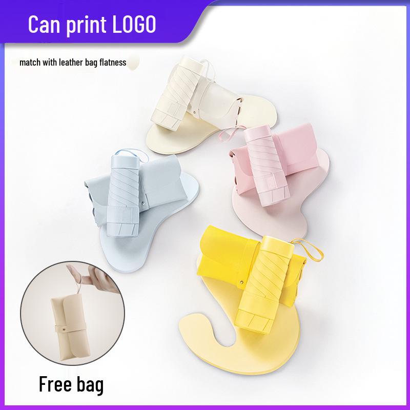 Women's Portable Anti-Ultraviolet Mini Sun Umbrella with Sunshade & Logo Print Option