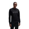 Boss Mens Wordmark Crew Neck Sweatshirt