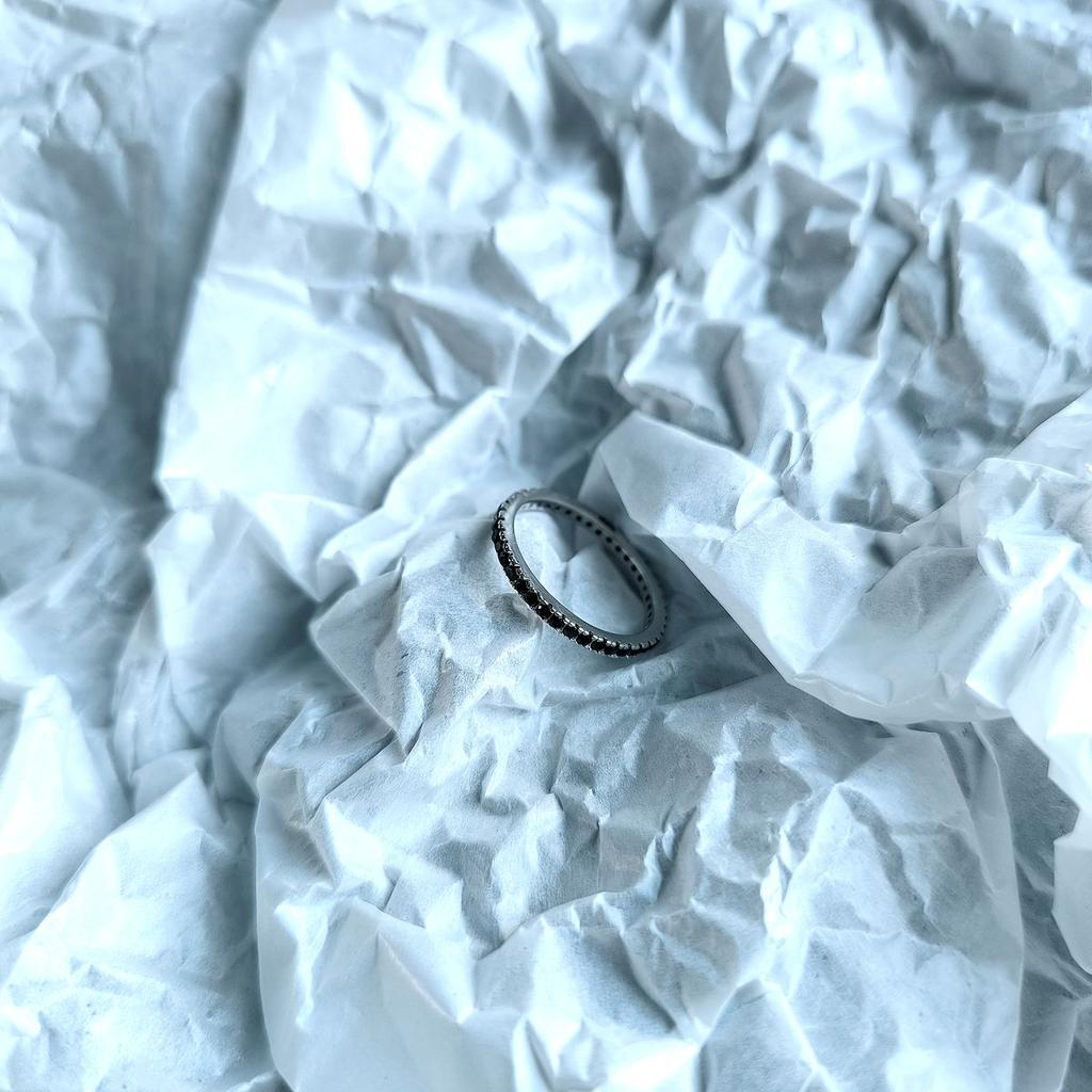 Silver Ring with Cubic Zirconia, Product Weight 1.45 G (2160878)