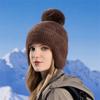 Soft Plush Hat Fluffy Beanies Caps Versatile Lei Feng Hat  for Women Girls