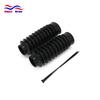 Motorcycle Rubber Front Fork Dust Cover Gaiters Gators Boots Shock Absorber 49MM For Harley Dyna FXDWG 2007 2008 2010 2011