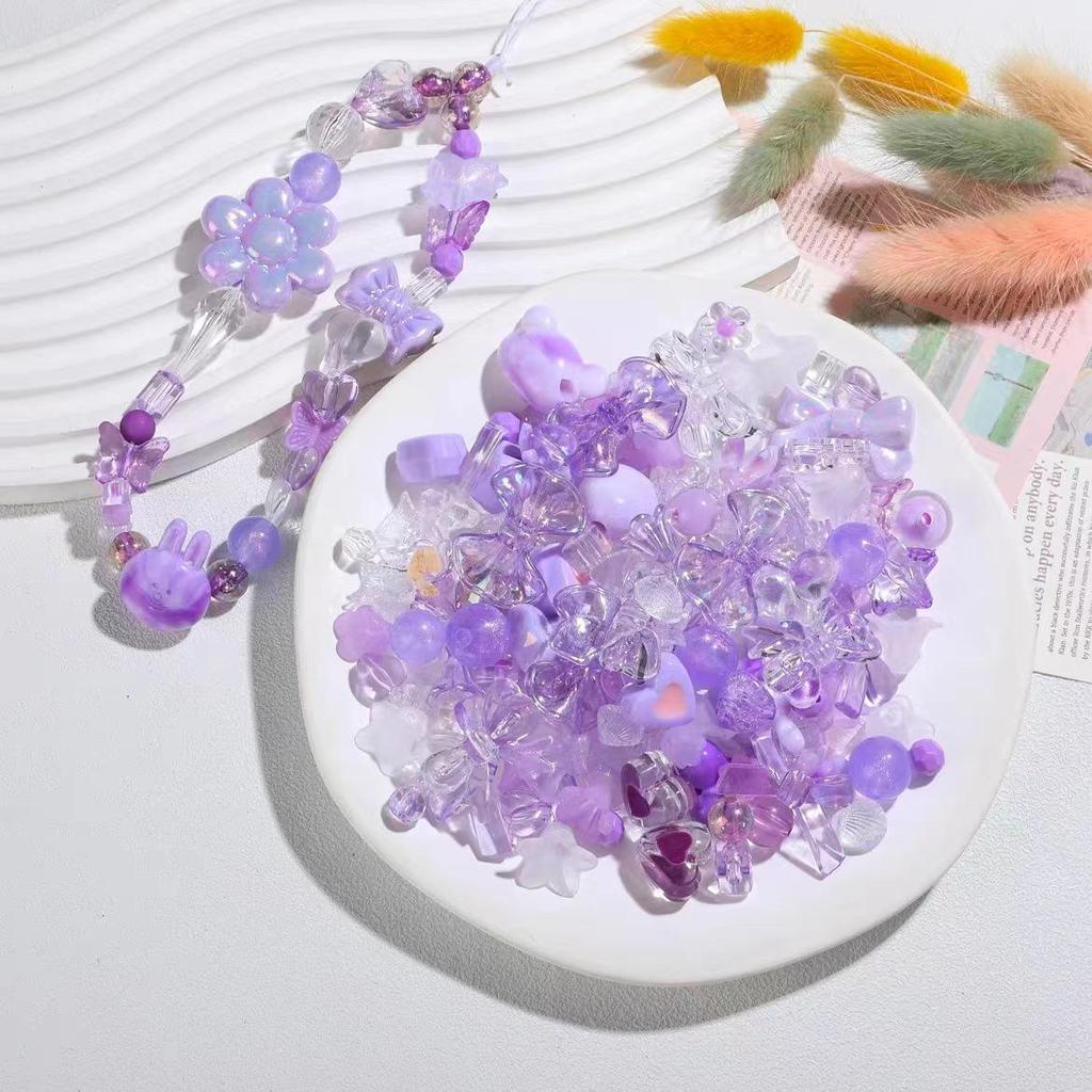 Colorful Loose Beads for DIY Jewelry and Phone Lanyards