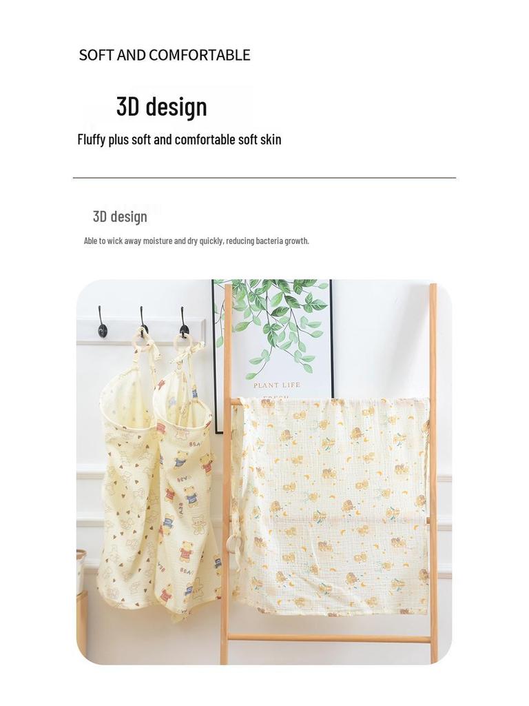 Breathable Cotton Nursing Cover - Anti-Exposure Modesty Cloth Set for Breastfeeding Moms