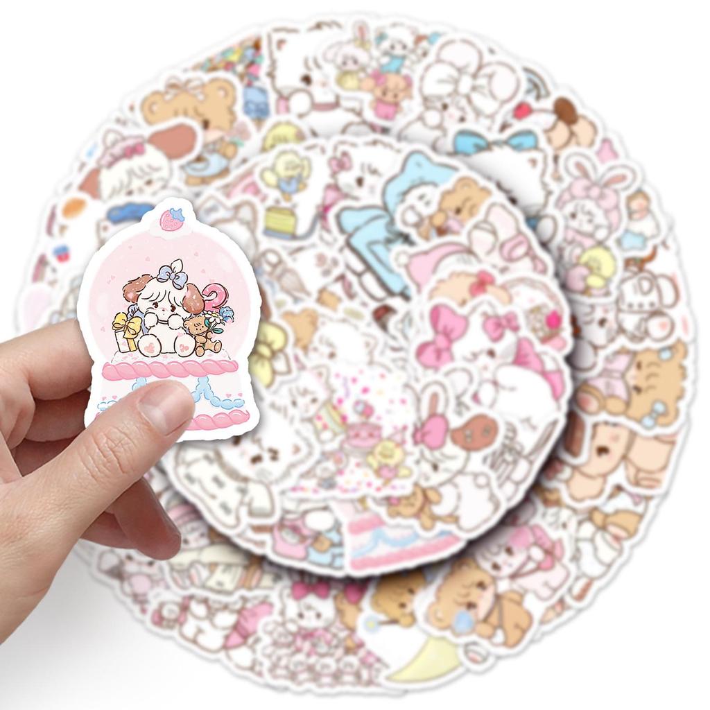 56 Cute Mikko Graffiti Cartoon Stickers for Planner, Water Bottle, Phone Case, Notebook DIY