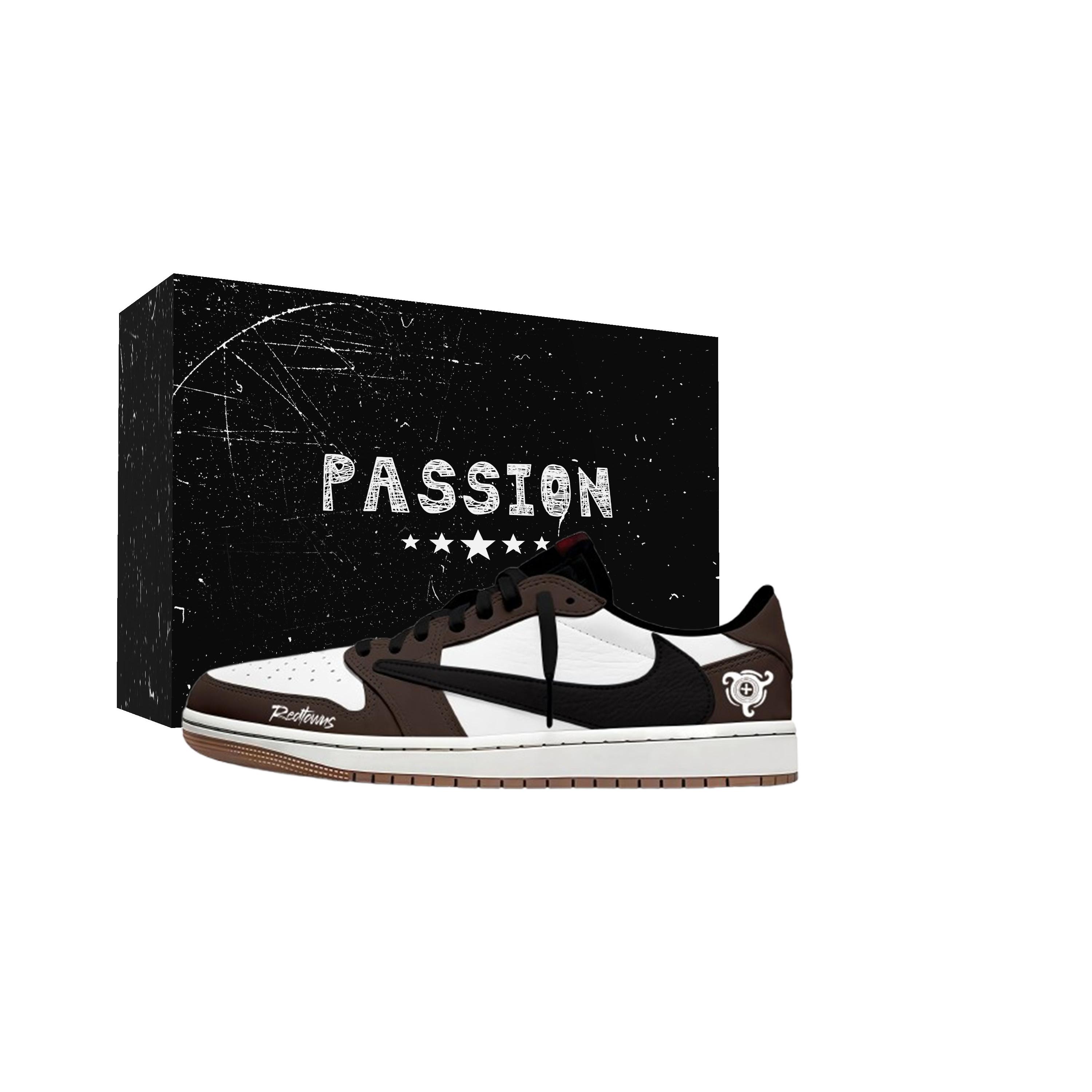 

Travis Scott x Jordan Air Jordan 1 Коричневий Білий X AJ1 Низькі Нековзкі Низькі Кросівки для Баскетболу Жіночі DZ4137-700(Команда1897-)) 43