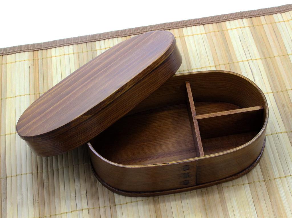 Castle Handmade lacquered bento boxes with natural wood lacquerware that absorbs moisture for a delicious Enterprises meal.
