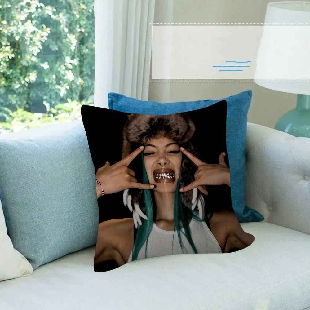Molly SSantana Rapper Personalized Pillow Cover Kids Bedroom Wild Party Decor Pillowcase kid Birthday shower Gift