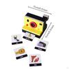 Retro Wooden PictureTaker Toy Early Education Cam Pretend Play for Preschoolers, Young