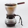 HARIO Nel Drip Pot with Wood Neck, 1-2 Cups, DPW-1