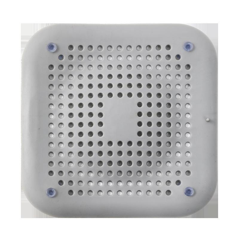 

1pcs Square Suction Cup Floor Drain Filter Bathroom Sewer Hair Anti-blocking Tool Kitchen Filter Bathroom Facilities Accessories