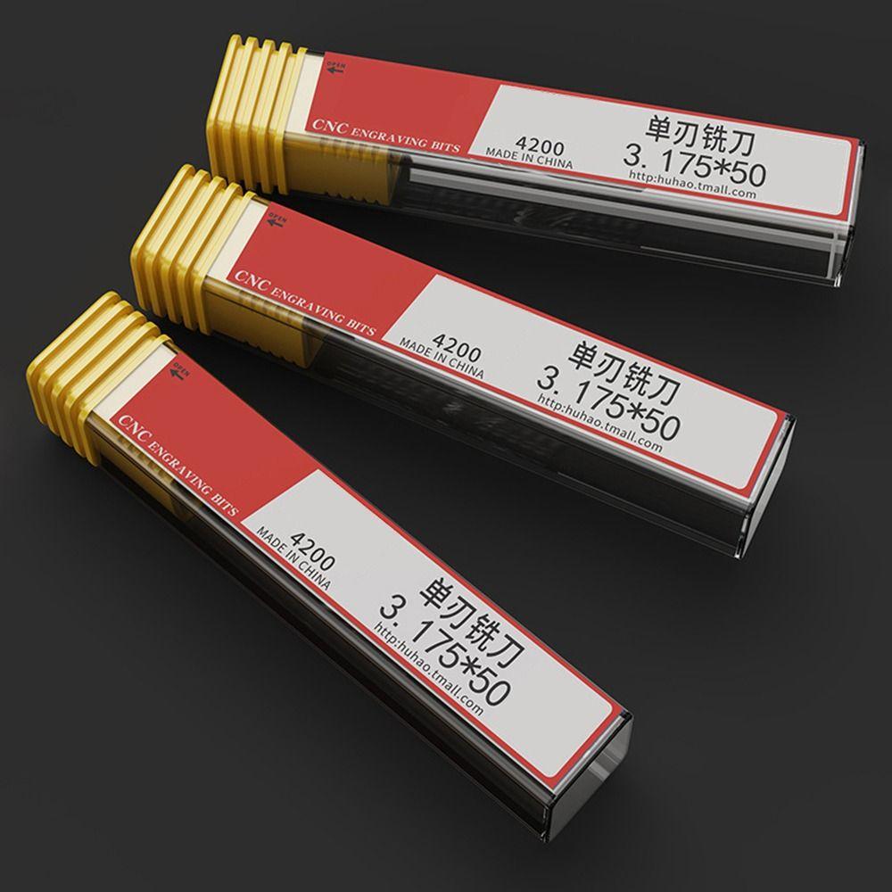 1Pcs Carbide End Milling Bits Single Flute Mill Tool New Router Bit CNC Machine