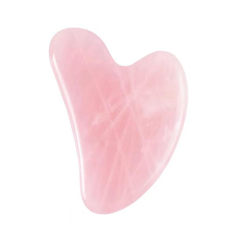 

Natural Rose Quartz Gua Sha Stone Jade Facial Beauty Scraping Massage Tools Firm Skin Care Face SPA Physical Therapy Massager розовый кварц