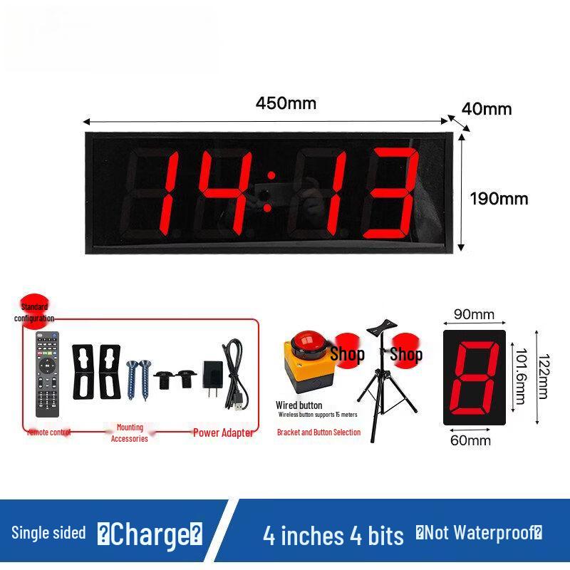Bozhida Multi-functional LED Sports Timer
