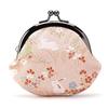 Kyoto Geibido Nishijin Weaving 2.6-Sun Coin Purse Artisan Handmade Japanese Pattern Made Japan (Pink Tsuyoshi)