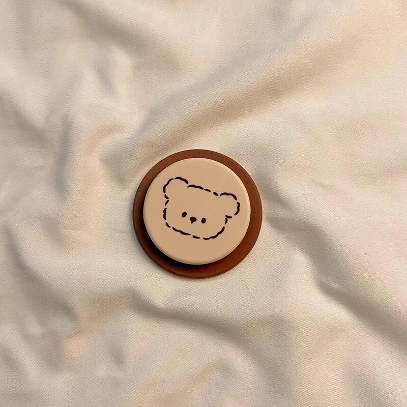 Filin Cute Cartoon Bear Magnetic Magsafe Phone Holder - Retractable, Foldable, Strong Airbag Design