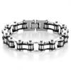 Europäisch-Amerikanischer Stil Herren Edelstahl Rock Armband mit Motorradketten Design