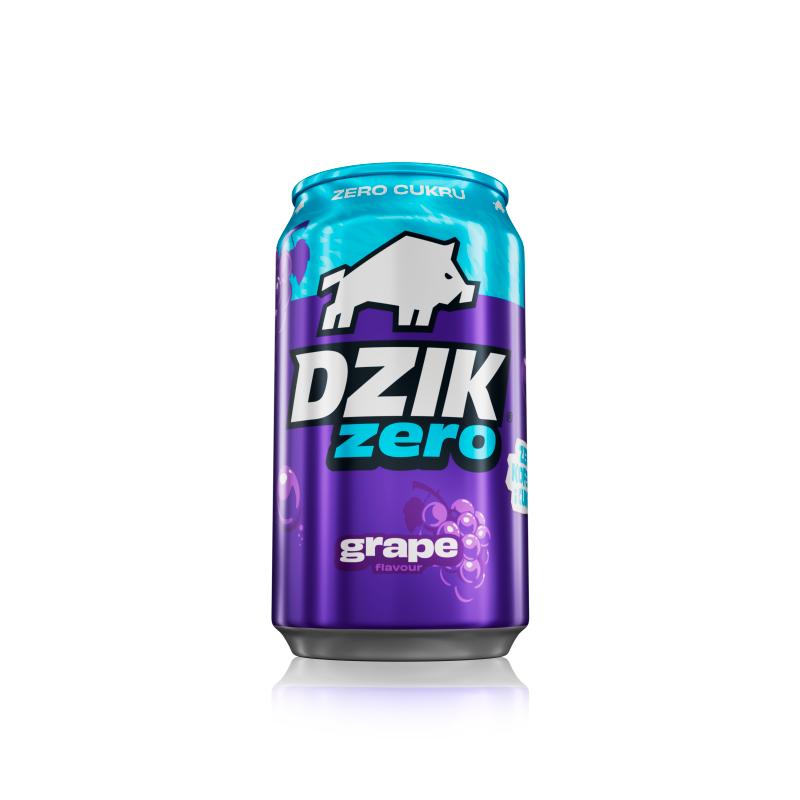 Dzik Zero grape sparkling drink caffeine-free