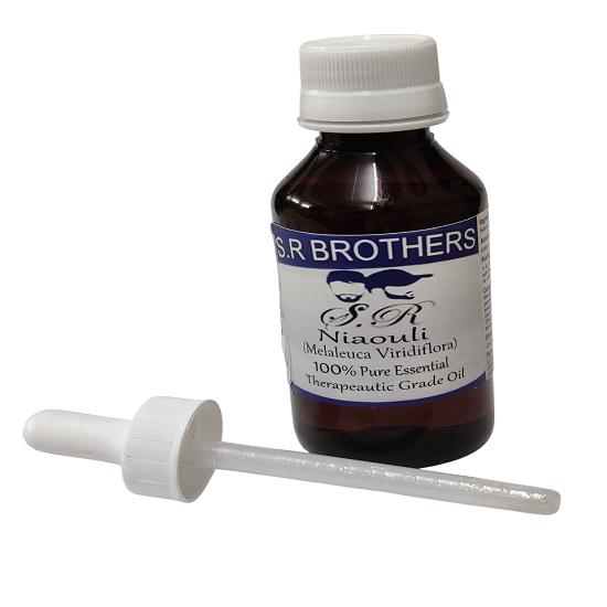 

S.R Brothers Niaouli (Melaleuca Quinquenervia) Pure & Natural Therapeutic Grade Essential Oil Plastic with Dropper 10 ml