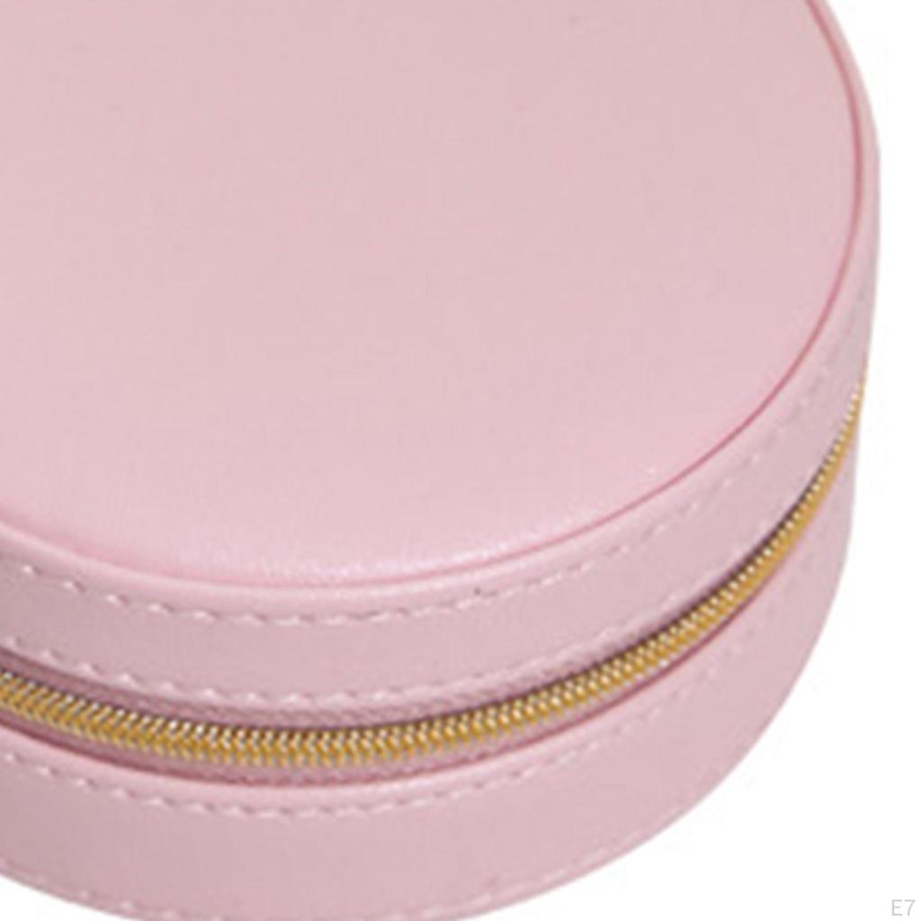 Elegant Faux Leather Jewelry Storage Box for Rings and Bracelets
