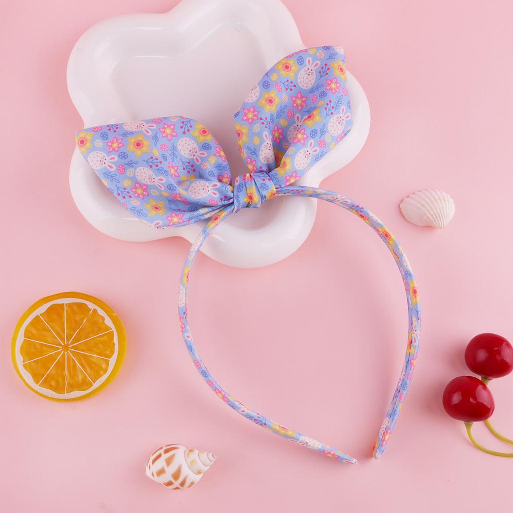 Cute Bunny Ear Easter Headband Non-Slip Rabbit Flower Hair Hoop Fashionable Girl Hair Accessories for Women