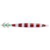 Artificial Baits Fishing Metal Lure Luminous Squid Jigs Lifelike Swimbait with HookRed