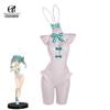 Bicute Rurudo Artist White Bunny Girl Costume Women Elastic Leather Fabric Sexy Cosplay Bunny Suit White Green Jumpsuits