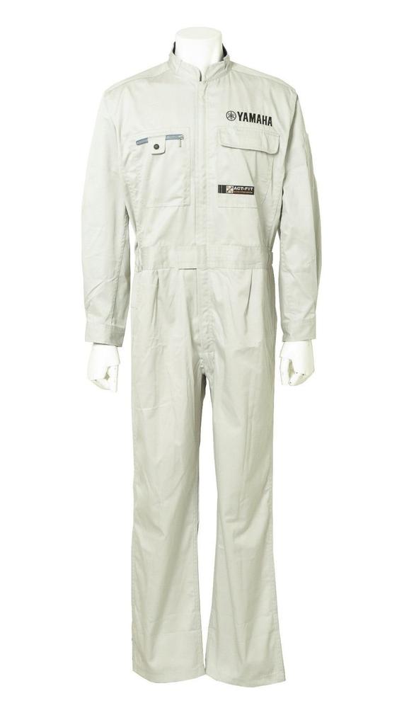 Yamaha Actfit Mechanic Suit WY-207, Light Gray, Size 3L, 90792-M0293