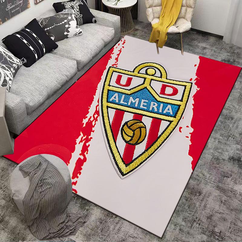 UD Almeria Logo Red Carpet suitable as a non-slip mat for the living room or bedroom sofa