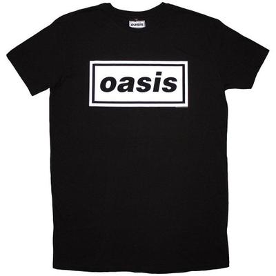 Oasis Dam/Damer Decca Logotyp T-skjorteklänning