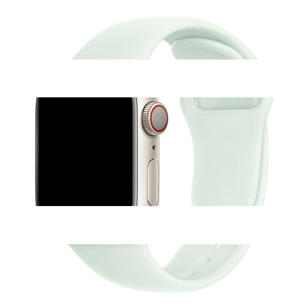 Pale Mint Magnetic Woven Silicone Band for Apple Watch Series 1-10