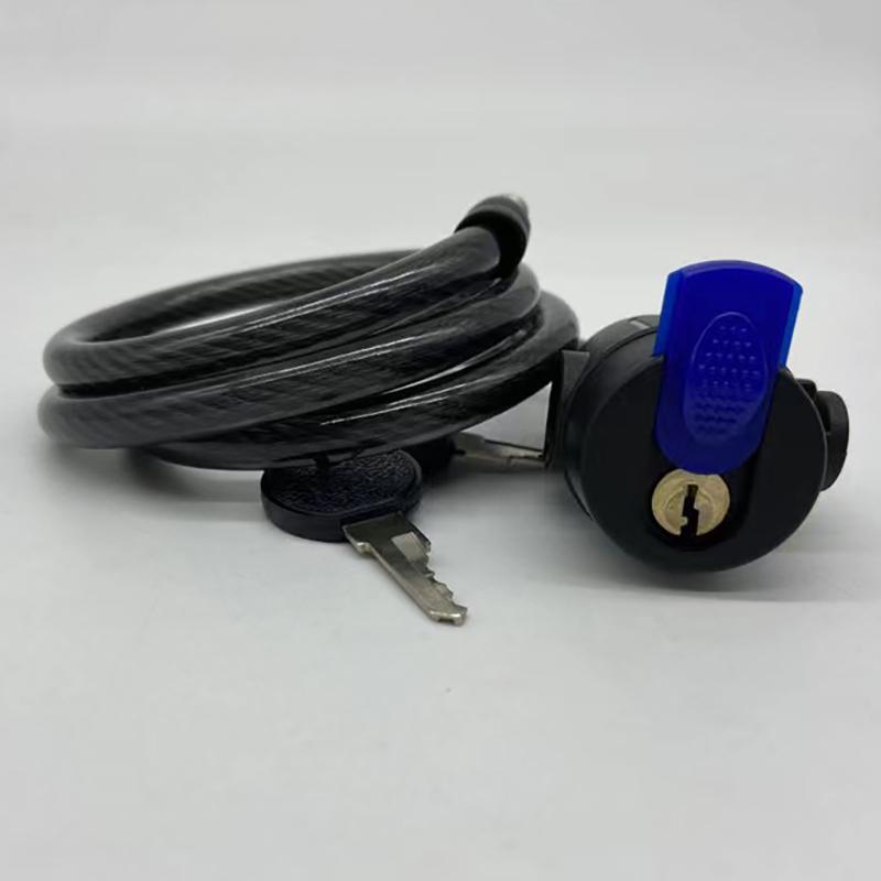 Universal-Motorradschloss, Diebstahlschutzgurt, 2 Schlüssel, für Fahrradsicherheit, Stahlseil, Kabel, tragbares Elektrofahrzeugschloss, Kabelschloss