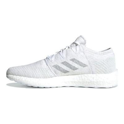 Zapatillas unisex PureBoost Go Cloud White de color gris claro y sólido con cristales blancos F35787