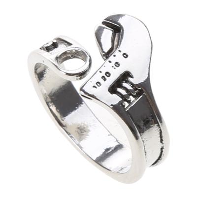 Wrench Opening Finger Rings Wrench Adjustable Finger Rings Open Rings Alloy Material Jewelry Gift for Men Women Girls