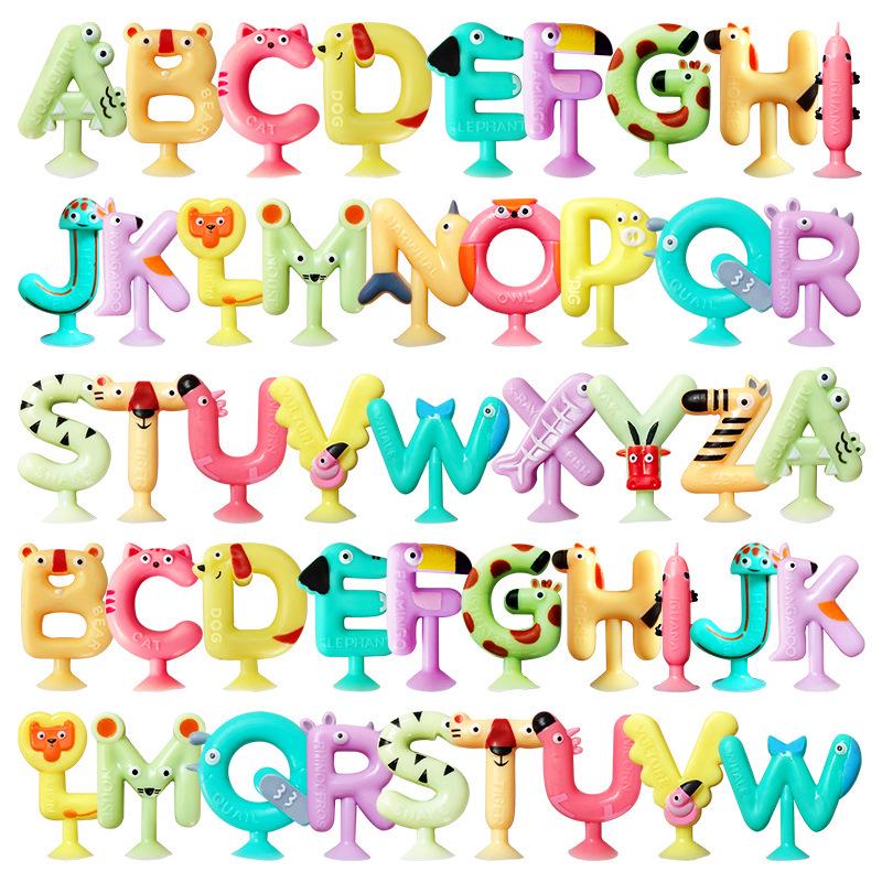 

Montessori Alphabet Suction Cup Toy: Children s Educational Early Learning Tool