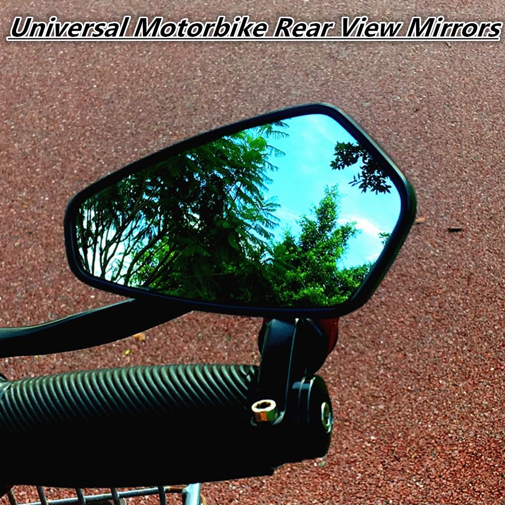 

7/8 22mm Universal Motorcycle Rearview Mirrors Handle Bar End For Honda CB CBR 600 F3 F4 F4I 1000 RR Ninja ZX 6R 9R 10R 11