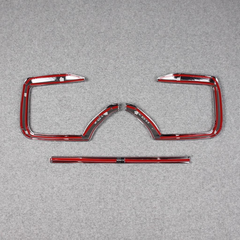 RUIQ Honda New Custom JF5 JF6 Exclusive Exterior Chrome Plated Front Fog Lamp Garnish Bezel Cover HONDA Nbox Custom Exclusive Design N-BOX