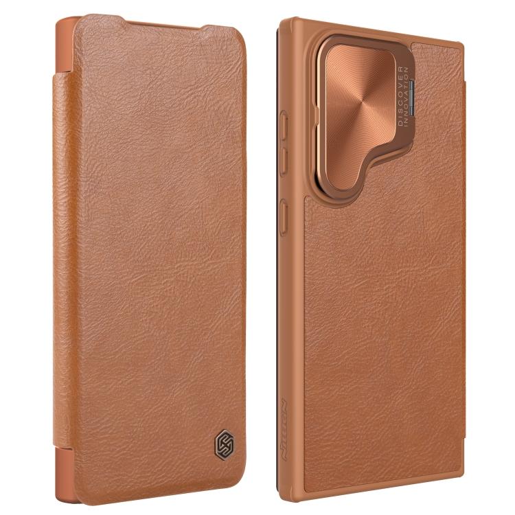 NILLKIN Qin Prop Series Flip Kryt na fotoaparát Kožené pouzdro na telefon