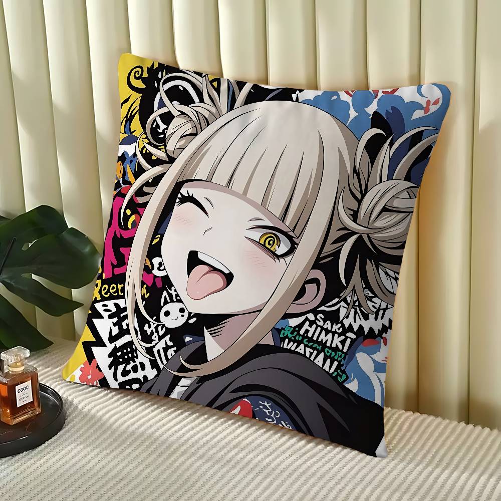 Anime Himiko Toga Pillow Cushion Cover Pillowcase Living Room Sofa Home Decor Customized