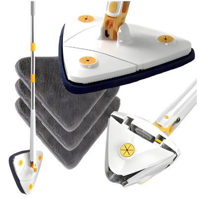 Rotating Flat Triangular Mop, White