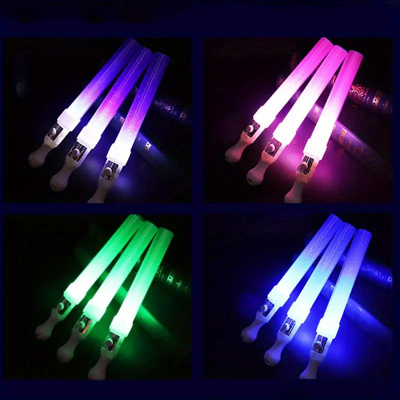 7pcs Glow in the Dark LED Light Sticks Vibrant Rainbow Colors, Perfect for Parties, Concerts,Night Celebrations, All Season Fun, Birthdays Easter,