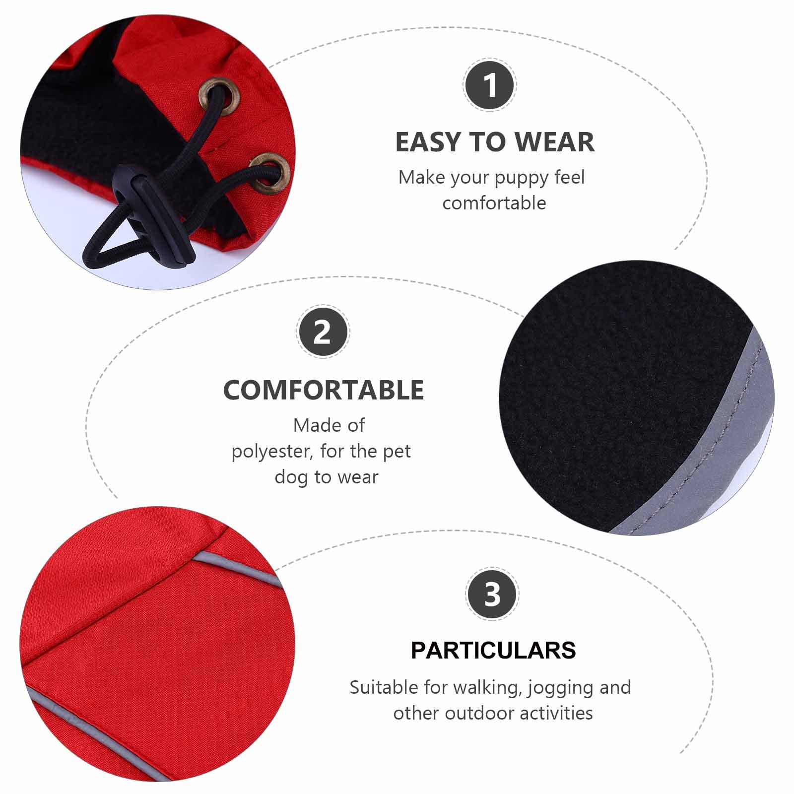 

Pet Dog Jumpsuit Rainwear Waterproof Protection for Wet Conditions Breathable Fabric Stylish Appearance Ideal for Active Dogs L